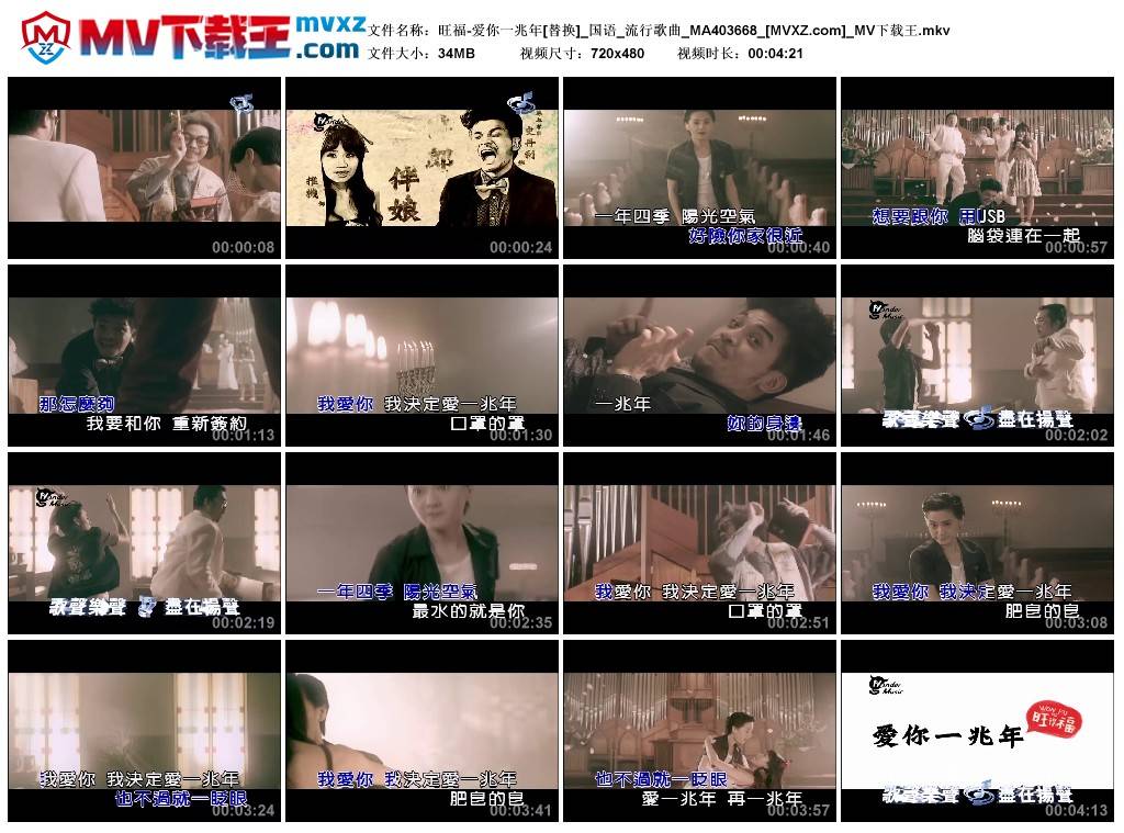 旺福-爱你一兆年[替换]_国语_流行歌曲_MA403668